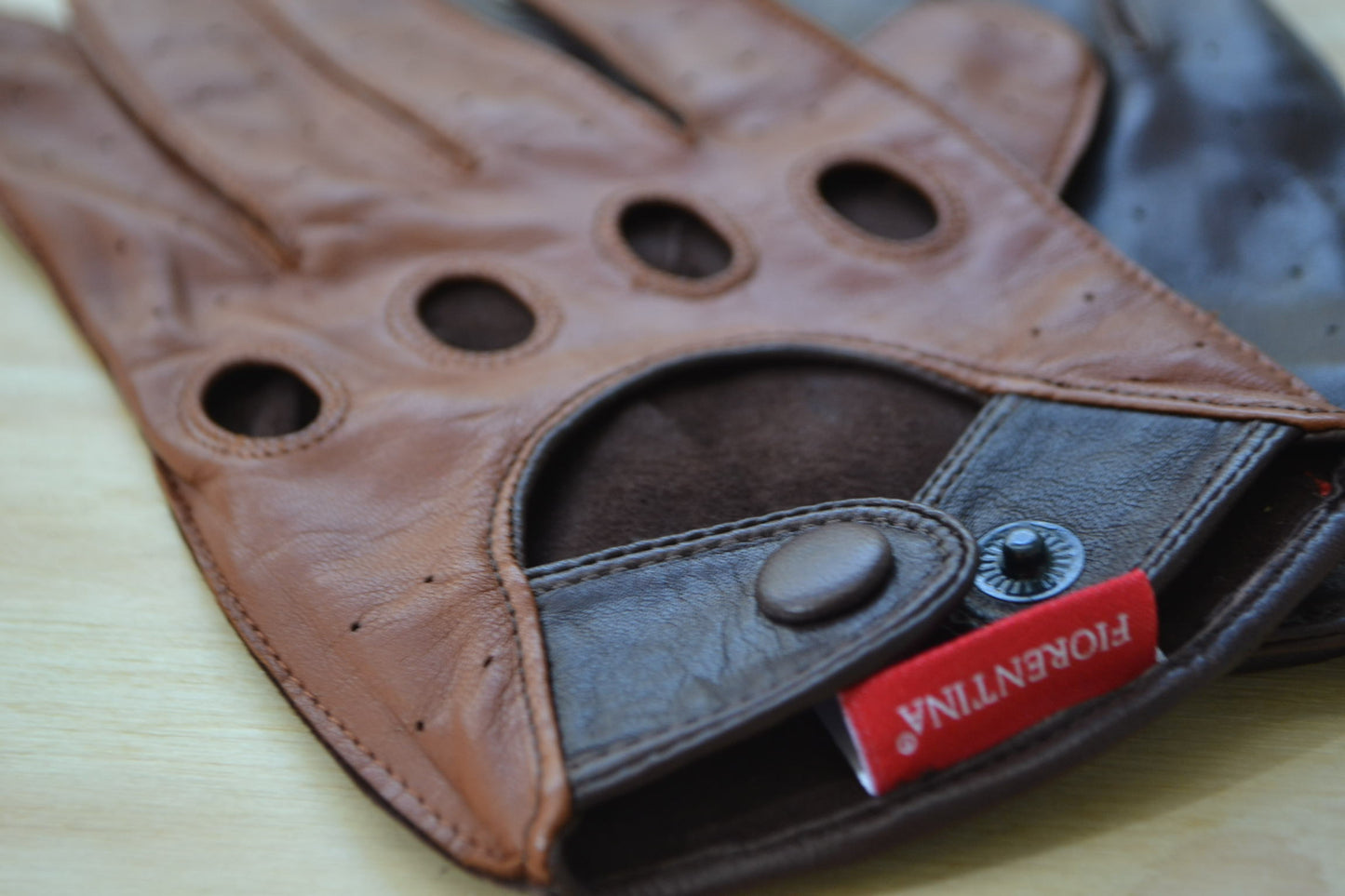 Herren Autofahrerhandschuhe Wildleder Braun Lederhandschuhe