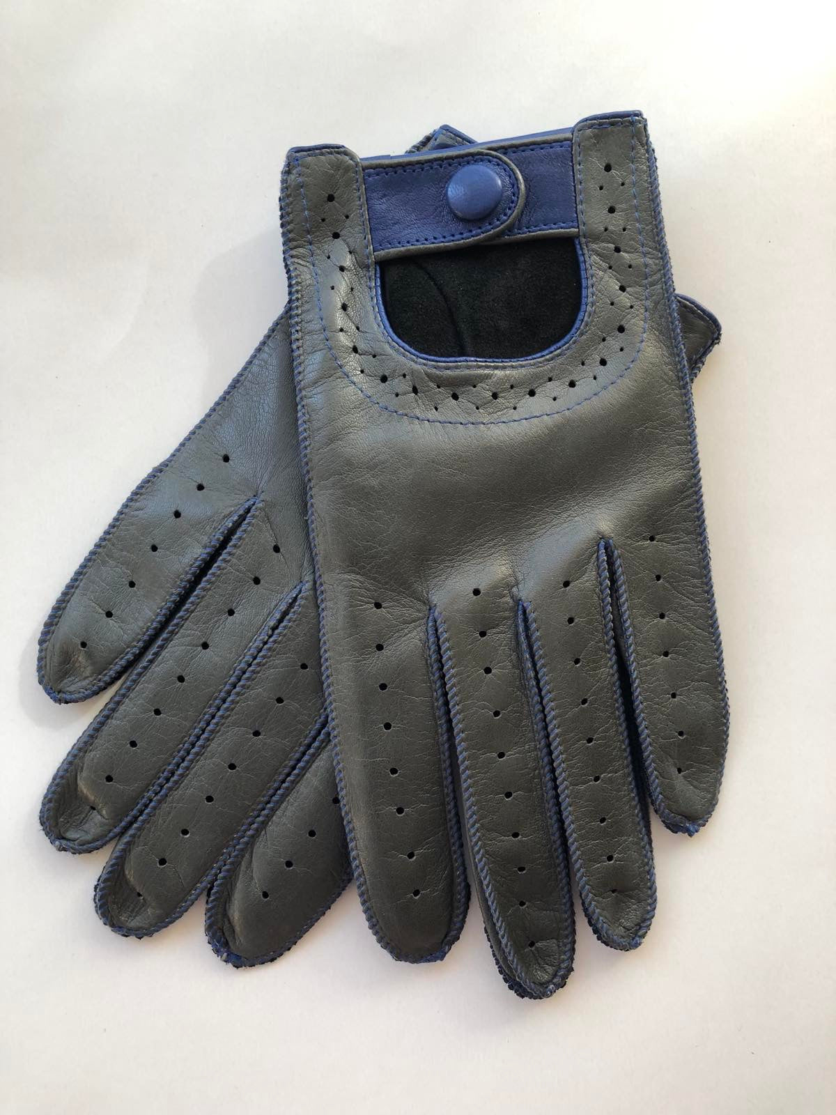 Herren Autofahrerhandschuhe Wildleder Braun Lederhandschuhe