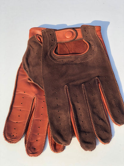 Driving Gloves Brown-Camel 