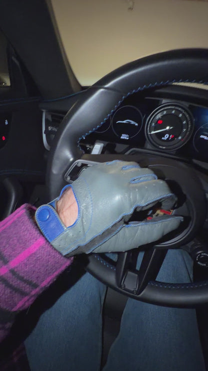 Herren Autofahrerhandschuhe Wildleder Braun Lederhandschuhe