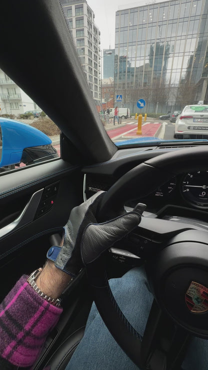 Herren Autofahrerhandschuhe Wildleder Braun Lederhandschuhe